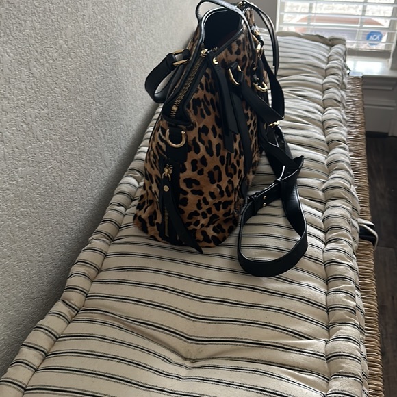 Banana Republic Calf Hair Satchel - Picture 2 of 10